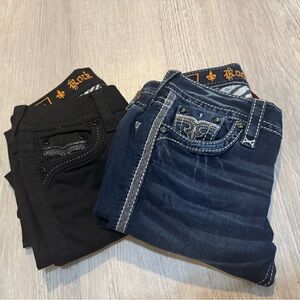 Rock Revival Mid Rise Skinny Jeans